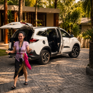 Bali private SUV tour with Toyota Rush GR and local driver