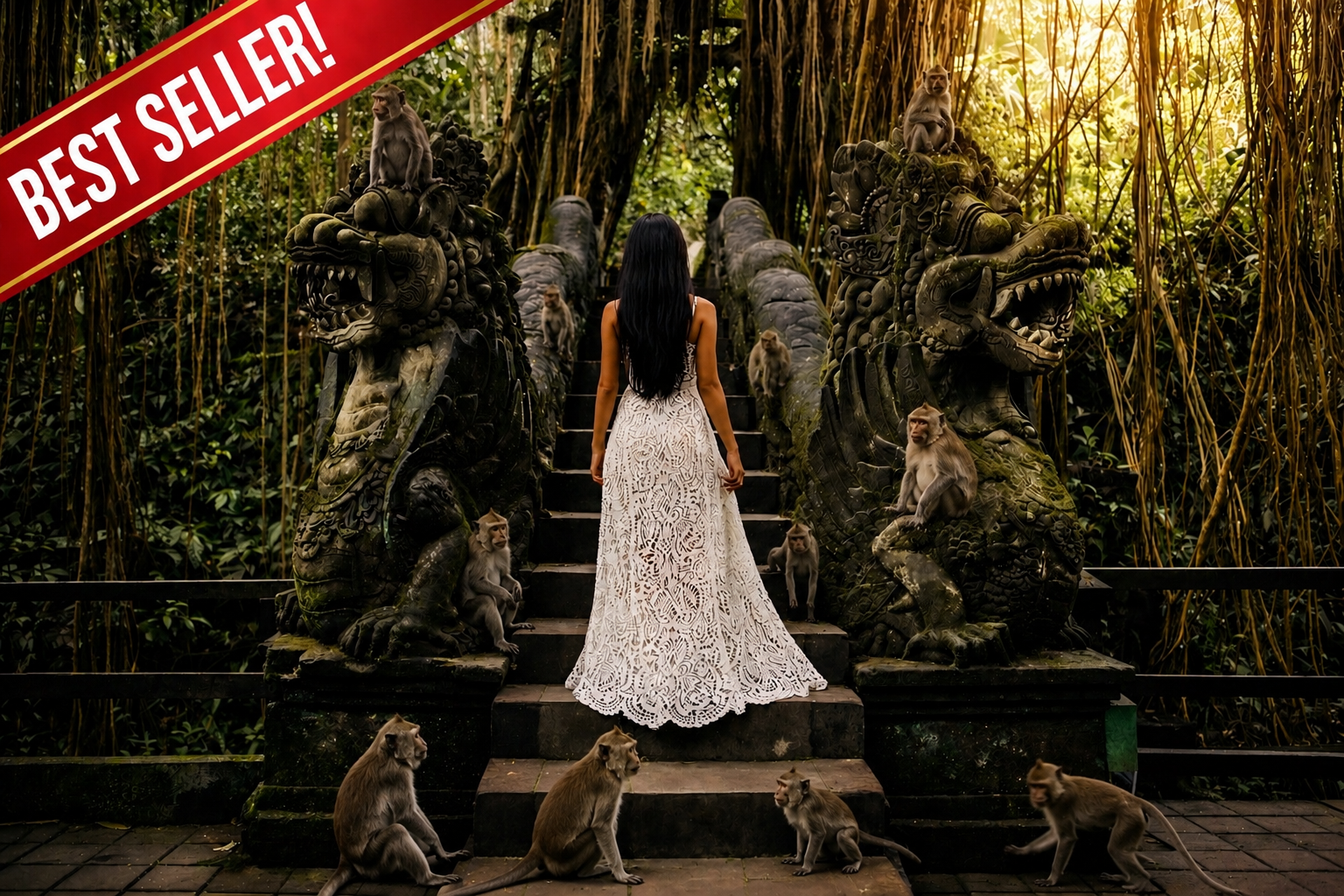 Sacred Monkey Forest featured in Top Ubud Tour Bali with rice terraces, Tirta Empul and jungle swing